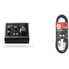 Audient Interfaccia audio Audient iD4 MKII, Preamplificatore per microfono da console di classe A & Stagg SMC3XP Cavo S Serie da XLRf to Jack 6,3 mm, 3m, Nero