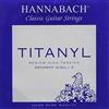Hannabach Corde per chitarra classica, Serie 950 tensione medio/alto Titanyl - corde singole G3/Sol3