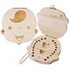 Box Scrigno In Legno Porta Dentini Da Latte Per Maschio Denti Bambini  Cofanetto