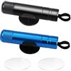 UptVin 2 Pezzi di Martello di Sicurezza per Auto, Rompivetro Portatile e Taglia Cinture di Sicurezza Strumento di Emergenza per La Fuga - Blu & Nero