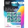 Asmodee Gamegenic - Set di dadi 6 lati Neptune 16 mm (12 pezzi)