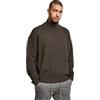 Urban Classics Oversized Roll Neck Sweater Maglia di Tuta, Blackbird, M Uomo