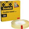 Scotch Nastro Biadesivo - 1 Rotolo, 19 mm x 33 m - Nastro Biadesivo Trasparente a Lunga Tenuta per Foto, Fotografie, Poster e Immagini