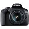 Canon Fotocamera Canon EOS 2000D Value Kit (EF-S 18-55mm) con custodia + 16GB SDHC [2728C013]