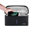 Celly Portable Universal UV Ray Sterilizer Machine (Certifications), Disinfectant Bag with UV-C Rays for Smartphones And Accessories, Tablets up to 8, Watches, Masks, Gloves.