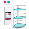 Confortime 39814 Scaffalature Metallo, 3 Ripiani, 25x25x67 cm, Farbes Assortiti