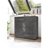 Tecno Arredo 3 Living Mobile 2 ante MIRO colore nero