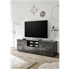 Tecno Arredo 3 Living Base TV 2 ante / 1 Cassetto MIRO colore nero