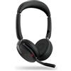 Jabra GN Cuffie Evolve2 65 Flex Stereofonico con microfono Usb/Bluetooth Nero [ATJABVP00000681]