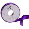 SUPER RIBBONS SR SUPER RIBBONS®™ - Nastri di raso double-face per confezioni regalo, decorazione per feste, auto per matrimoni, Natale, palloncini, capelli, torte, regali, bouquet da sposa (viola, 15 mm x 20 m)