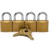 Master Lock 120Q - Lucchetto da 3/4, confezione da 4, confezione da 4