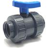 Valvola a Sfera in PVC | PN16 | con Bocchettoni | FF | Diam.1