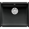 Blanco Lavello una vasca SUBLINE 500-U 1514515 in ceramica nero da 54.3x45.6 cm - Sottotop