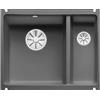 Blanco Lavello una vasca con vaschetta SUBLINE 350/150-U 1516976 in ceramica basalto da 56.7x45.6 cm - Sottotop