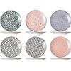 Cosy & Trendy Piatto Piatto Délirio 6 Assortiti-D23.5 Cm-Set di 6