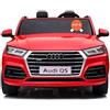 BABYCAR Macchina Elettrica per Bambini 2 posti AUDI Q5 con Schermo Touch screen MP4 FULL OPTIONAL - Auto elettrica per bambini 2 posti 12v con Telecomando e Porte Apribili (Rosso)