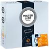 MISTER SIZE - Pure Feel Profilattici Lubrificanti (Extra Sottili, Extra Lubrificati) / Taglia Individuale 57 mm a un Pacco da 36 - Preservativi Sottili 100% Lattice Naturale