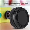 PUSOKEI Filtro Polarizzatore Circolare da 37 Mm con Anello Adattatore Progettato per le Action Cam Xiaomi Yi 4k/4k +/Lite Protegge L'obiettivo della Fotocamera da Polvere, Sporco e Graffi, Facile da Montare e