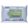 Mustela Salviette Detergenti Profumate per Viso, Mani e Zona Pannolino 20 pezzi