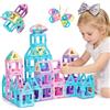 Magblock Magnetico Costruzione Costruzione Giocattoli 52 Pezzi Blocchi Magnetici Gioco Set Per Ragazzi e Ragazze Creatività Apprendimento STEM Giocattoli Magneti Piastrelle Regali per Bambini