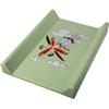 Rozeta Cambiando Tavolo - Changing Pad - Changing Mat - Materassino per fasciatoio - Materassino per fasciatoio da culla - Materassino-fasciatoio - Fasciatoio - con stampa - Rabbit / Coniglio, Verde, PVC, 70x50 cm