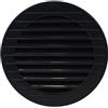 MKK 17969 - Griglia di aerazione per esterni con zanzariera, 60 70 80 90 100 120 125 150 mm, colore: Bianco/Grigio/Marrone, Anthrazit, Ø 100 mm