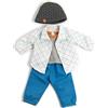 Miniland Set Intrattenimento Blu Vestito per Bambole 40 cm, Colore, 38-40 cm 31559
