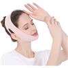 Qiwenr Fascia Liftante Per Il Viso Maschera Viso Snellente,V Doppio Mento Riduttore Lifting Maschera Riduttore Del Mento,Per Donne E Uomini, Che Tonificano La Pelle Ed Evitino Che Si Rilassi (Rosa） (Rosa2)