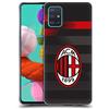 Head Case Designs Licenza Ufficiale AC Milan Terza Maglia 2018/19 Kit Cresta Custodia Cover in Morbido Gel Compatibile con Samsung Galaxy A51 (2019)