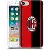 Head Case Designs Licenza Ufficiale AC Milan Rosso E Nero Stemma Custodia Cover Dura per Parte Posteriore Compatibile con Apple iPhone 7/8 / SE 2020 & 2022