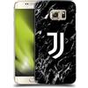 Head Case Designs Licenza Ufficiale Juventus Football Club Nero Marmoreo Custodia Cover Dura per Parte Posteriore Compatibile con Samsung Galaxy S7 Edge