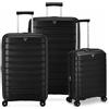 Roncato B-flying Set Valigie (grande, Medio, Cabina) - Nero
