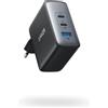Anker Caricatore USB C 736 da 100 W (Nano II 100 W), 3 porte, adatto per MacBook Pro/Air, Google Pixelbook, ThinkPad, Dell XPS, iPad Pro, iPhone 17 Pro Max Air/Serie 16-12, Samsung S25 Ultra