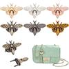 PH PandaHall 6 Imposta La Chiusura A Scatto della Borsa, 6 Colori Borsa A Forma di Ape Girare Fibbie Borsa in Lega Twist Lock Borsa Chiusura Chiusura Lucchetto Chiusura Frizione per Fai da Te Borsa