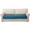 Eismodra Copridivano 3 Posti,Copri Divano Chaise Longue Angolare con Penisola,Velluto Antiscivolo Lavabile,per 2 Posti con Braccioli,per Cani Animali Domestici,Blu,90 x 120 cm (Solo 1 Pezzo)
