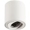 Gleonlux LED faretto da soffitto Bianco, Faretto LED Interno 230V, orientabile, struttura in alluminio, rotondo, plafoniera moderna, con attacco GU10