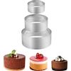 3 Pezzi Anello Torta,Set di Anelli Torte,Coppapasta Tondi,Acciaio  Inossidabile Anello per Torte 10/15/20 cm di Diametro,Anello Torte Acciaio  Inox,Anelli da Dessert Rotondi : : Casa e cucina