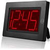 KWANWA Orologi da Tavolo Orologio da Parete Digitale a LED con Display Grande da 3 Pollici A Batteria