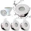 Sweier IP65 Bianco Impermeabile LED Downlights per il Bagno, 5W 230V Bianco Freddo 6000K 430LM, Faretto a Soffitto a LED (Inclusa Lampadina GU10) per Bagni e Cucine, Cut-Out 68mm, Set di 4