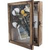 GraduationMall 20x25cm Cornice Shadow Box di Legno Cornice Portafoto con Vetrina,per Cimeli, Bouquet, Medaglie e Foto, Scatola per Ricordi