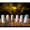 Promol Candle Confezione da 6 candele PRISMA 68 x 125 mm, colori assortiti