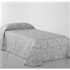VIALMAN Copriletto grigio, letto 150: 250 cm x 270 cm.