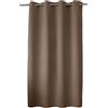 ED ENJOY HOME Tenda Oscurante con Occhielli argentati, Marrone Visone, 140 x 180 cm, 100% Poliestere, Tessuto Certificato Oeko-Tex, Collezione Liquirizia