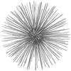 Torre & Tagus Spike Scultura Decorativa a Forma di Palla, Metallo Acciaio, Argento, L