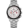 RollsTimi Pagani Design 1701 V3 Moon, Orologio da polso da uomo al quarzo, con cronografo e movimento giapponese VK63, in acciaio inossidabile, impermeabile e sportivo