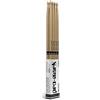 Promark Pro Mark - Bacchette da batteria con testa in legno Hickory 2B Four Pairs