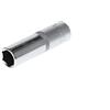 GEDORE Red Inserto Chiave a Bussola Lunga, Attacco 1/2 pollici, 12.5 mm, Bocca Esagonale, Chiave a Bussola 15 mm, Utensile, R61001514, Acciaio