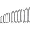 GEDORE Chiave a Due Bocche, Set di 12 Pezzi, 6-32 mm, in Metrica, Piatta, Chiave a Cricchetto, Cromata Opaca, 6-12