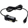 Mobile-Laden Caricabatteria per auto compatibile con Olympus OM-5, 1000mA, 12-24V, ca. 1,10m