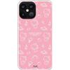 Personalaizer Cover per iPhone 12 Pro Max - Hello Kitty patron sobre rosa